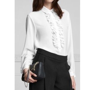 Anne Fontaine Ivory Blouse US 10 size 42